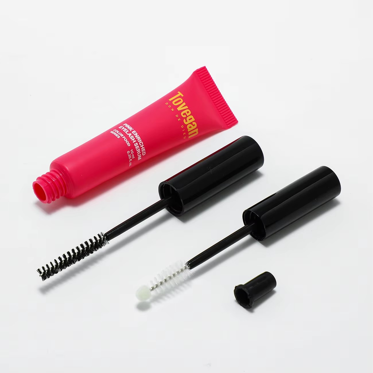 New design hot-sale plastic tube with various applicator for eye essence/cream etc packaging