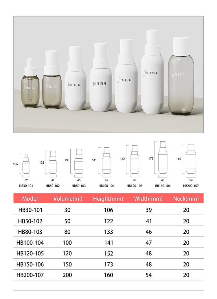 Luxury Custom 120ml Empty Oval Plastic PETG Skincare Bottle With Lotion Pump Spray Pump Plastic Bottle