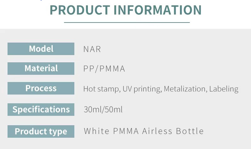 New High-End Double-Layer Thick-Walled Acrylic Wide-Mouth Spiral Vacuum Lotion Bottle