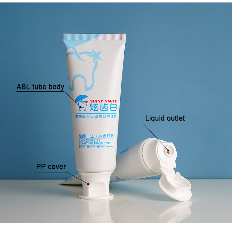 ABL tube toothpaste tube packaging for facial cleanser, sun protection and isolation, aluminum-plastic cosmetic packaging