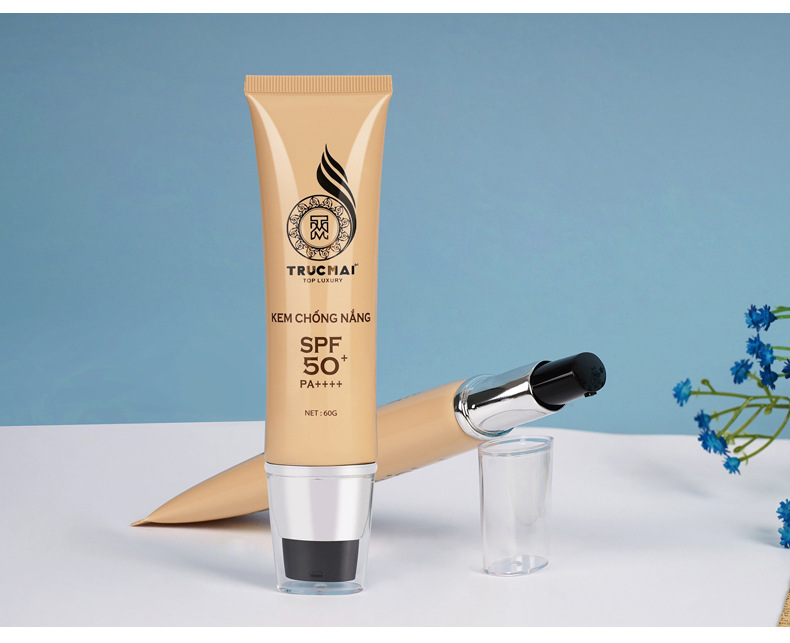 BB cream hand cream, isolation lotion, press pump head, PE soft tube, body lotion packaging, extrusion plastic soft tube packaging