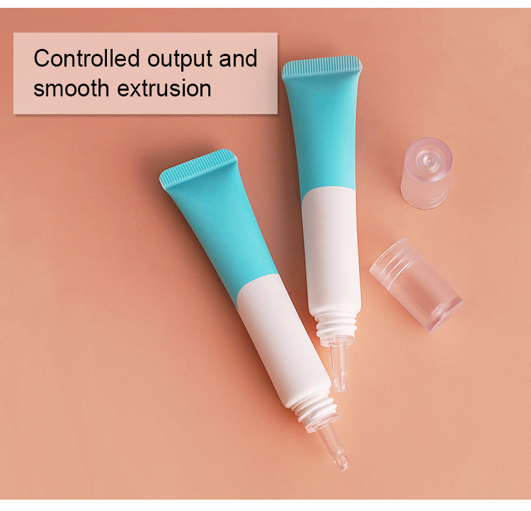 20ml transparent pointed tip water dropper cosmetic tube - essence eye cream PE plastic squeeze lotion gel tube