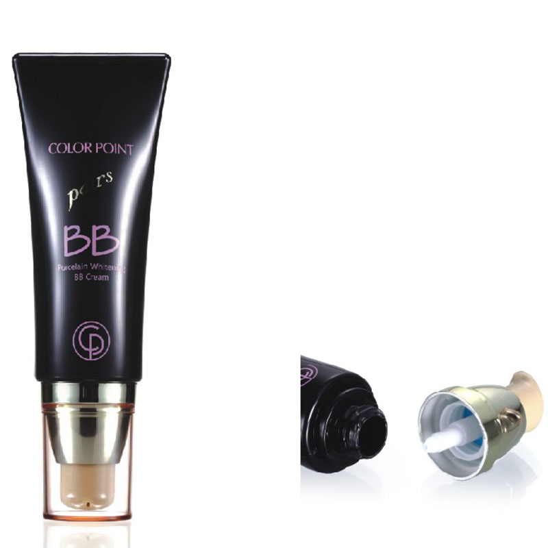 50ml PE tube with hard shell with pump for cosmetic packaging