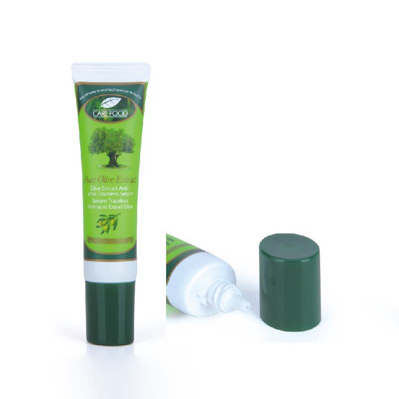 small soft PE tube with oval cover for cosmetic packaging