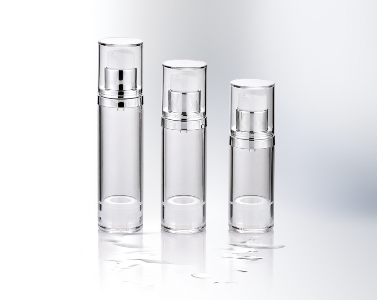 Standard airless bottle series for cosmetic packaging
