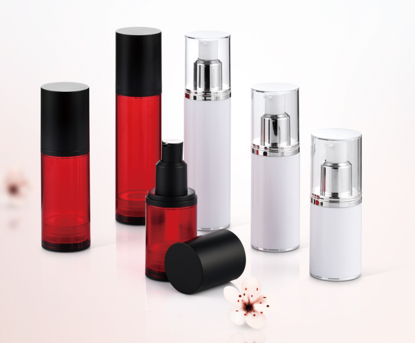 30ml 50ml 80ml AS airless bottle series with OEM packaging