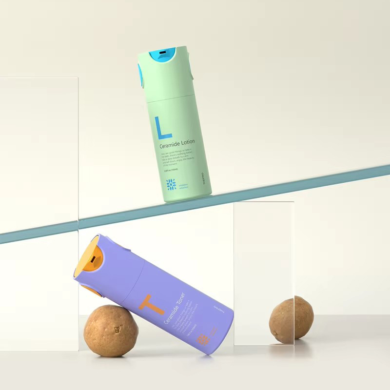 APR Custom High Quality Plastic PP 50ML 100ml Airless Face Serum Toner Baby Lotion Pump Bottle Vacuum Skincare Packaging