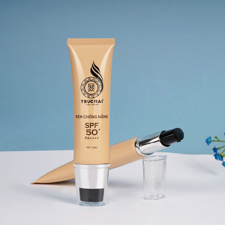 BB cream hand cream, isolation lotion, press pump head, PE soft tube, body lotion packaging, extrusion plastic soft tube packaging