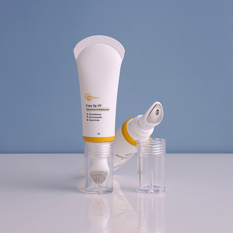 10ML Zinc Alloy Inclined Surface  Massage tube for Eye Cream  Lip Balm Lip Gloss PE ABL Tube Packaging