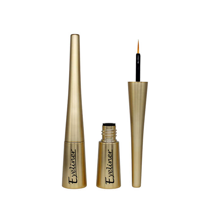 Bottle Eyeliner Liquid Empty Tube Make up Eyeliner Container OEM Eye Liner Container Packaging Free Samples Plastic 3.5ML Round