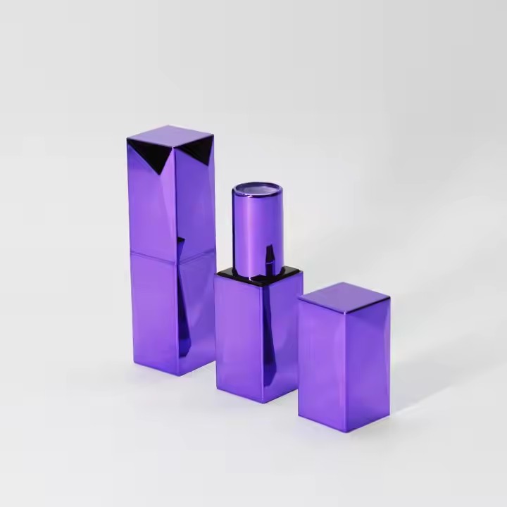 Unique Newest Design Lipstick Tube Round Multi-faceted Rhombus Lipstick Lip Wax Lip Moisturizer Empty Tube.