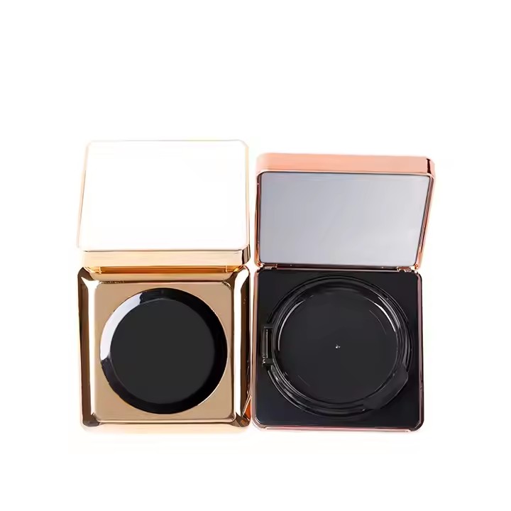 Customized Empty Square Cushion Compact Case for Makeup Packaging